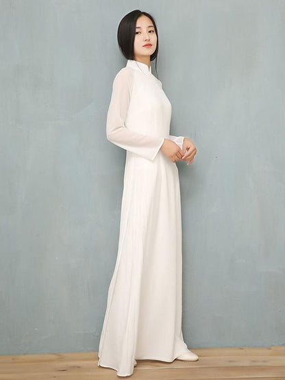 Chinese Traditional Split-side Long Dress