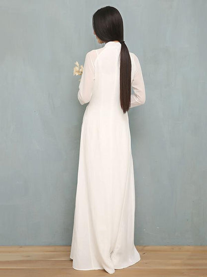 Chinese Traditional Split-side Long Dress