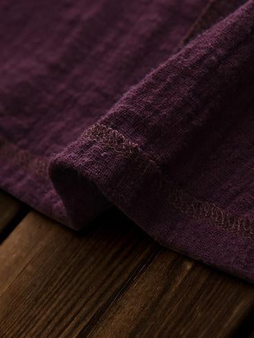 Original Long Loosen Cotton Tops