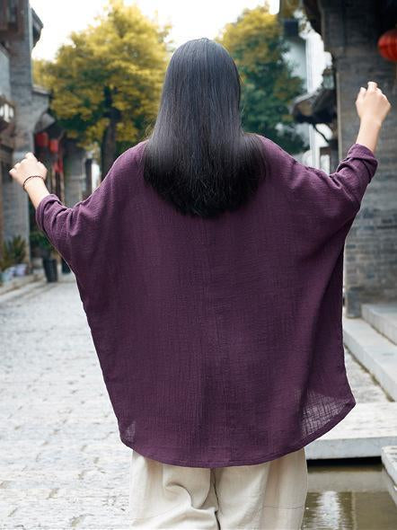 Original Long Loosen Cotton Tops