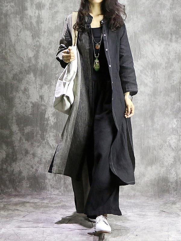 Irregular Trendy Long Suit from Classical Material