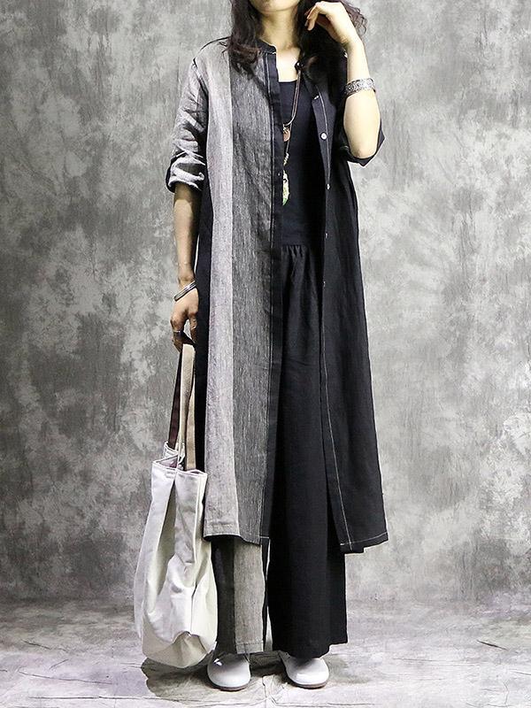 Irregular Trendy Long Suit from Classical Material