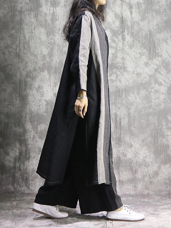 Irregular Trendy Long Suit from Classical Material