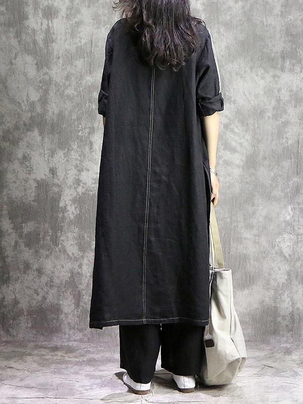 Irregular Trendy Long Suit from Classical Material