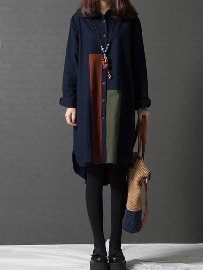 Original Long Shirt in Green or Blue Color