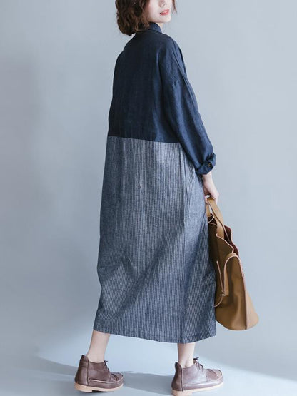 Comfortable Floral Printing Blouse Dress