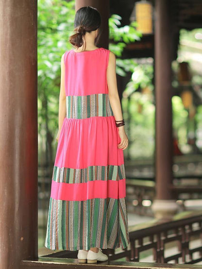 Fashion Ornament Authentic Style Dress, Three Colors