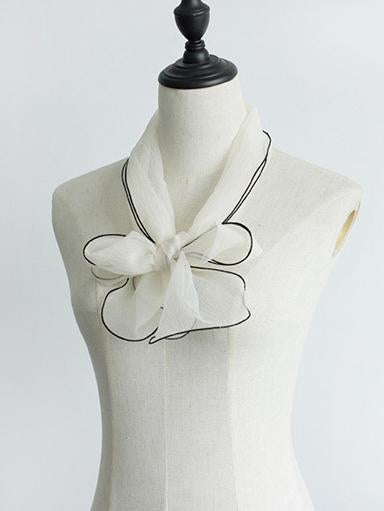 Casual Transparent Luxury Scarf, Five Colors