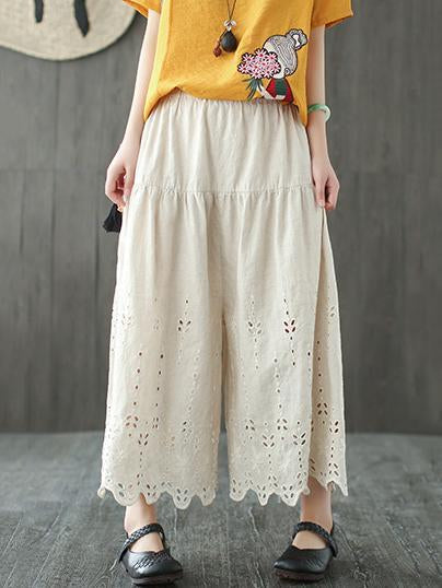 Loose Comfortable Hollow Out Pants