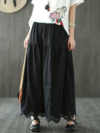 Loose Comfortable Hollow Out Pants