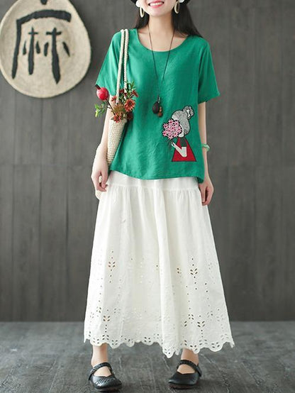Loose Comfortable Hollow Out Pants