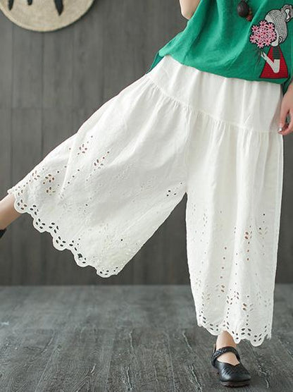 Loose Comfortable Hollow Out Pants