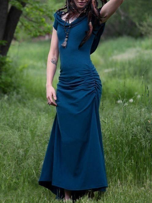 Vintage Sleeveless Hollow Slim Fit Maxi Dress