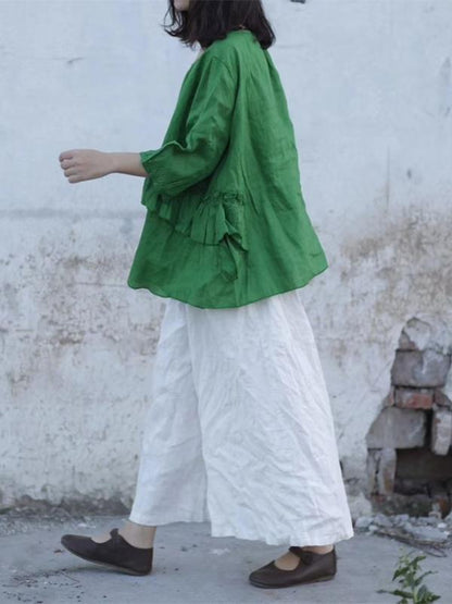 Super Loose Linen Cotton Pants