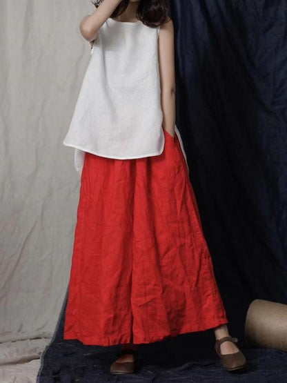 Super Loose Linen Cotton Pants