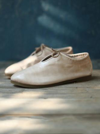 Traditional Style Leather Laces Casual Shoes
