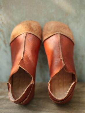 Size 35 Only one in stock Manual Genuine leather Split-joint Shoes