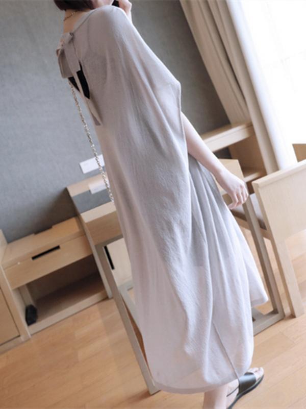 Loose Comfortable Knitting Cover-up Dress