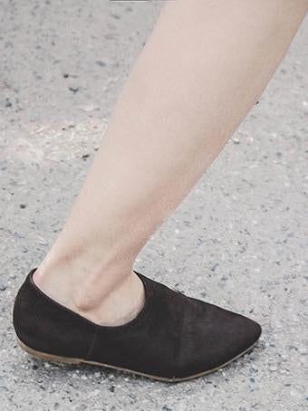 Import snakeskin Vintage pointed Shoes