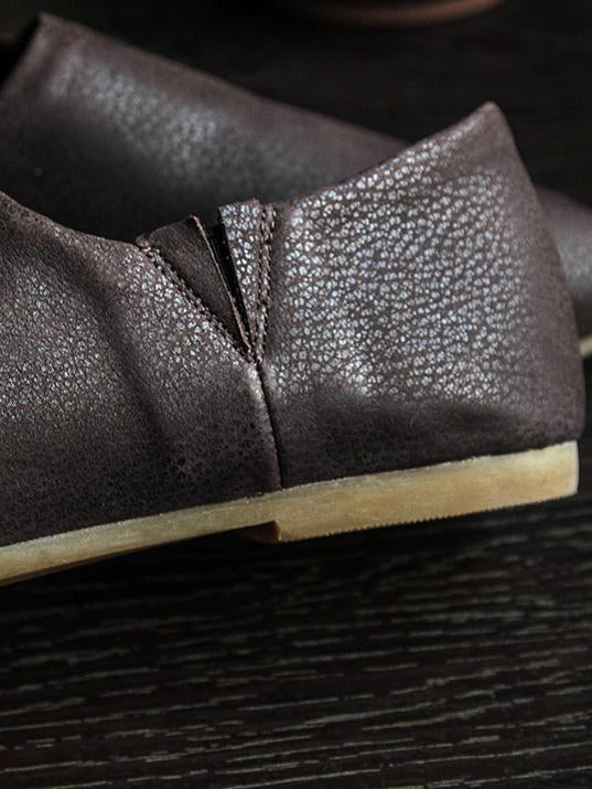 Import snakeskin Vintage pointed Shoes