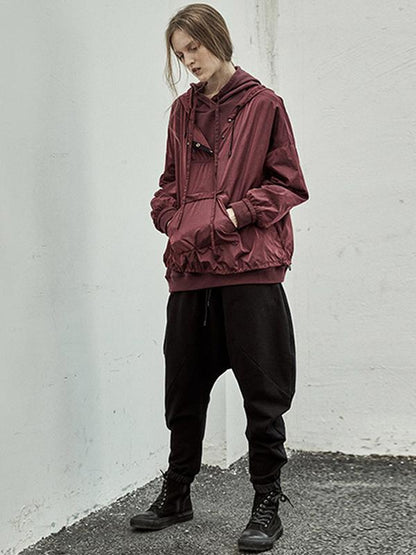 New Pure Color Hooded Sweatshirt