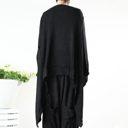 Plus Size - Long Sleeve Loose And Irregular T-Shirt