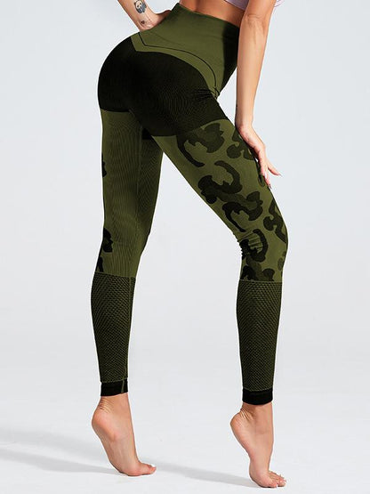Camouflage Seamless Lift Hip Legging