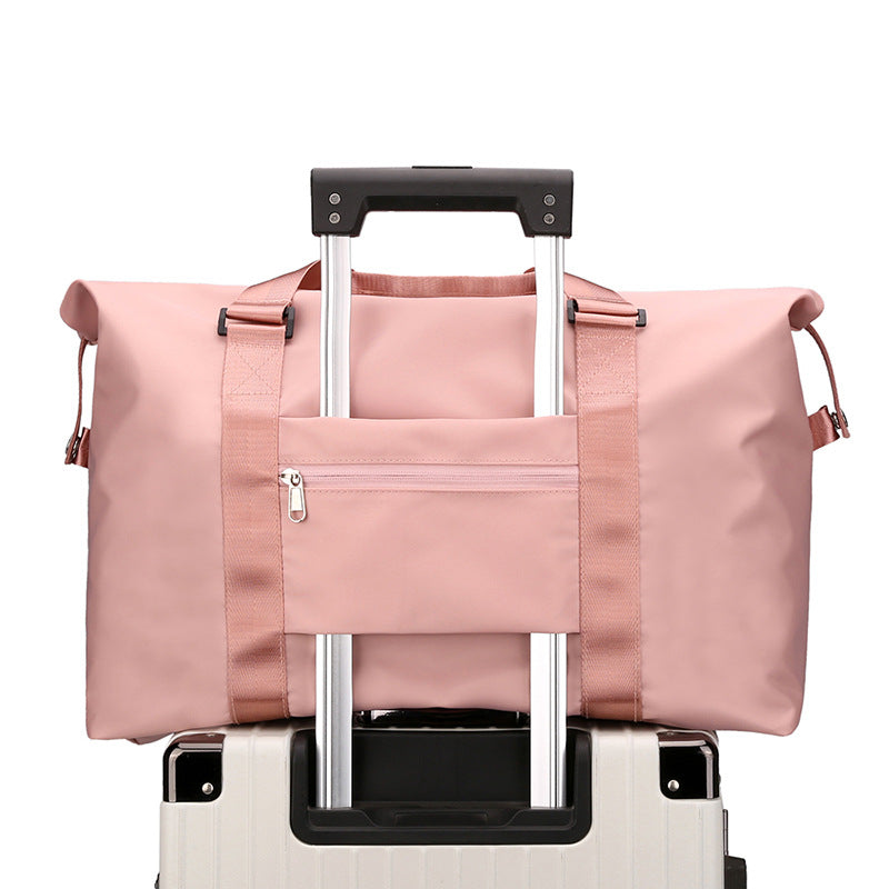 Portable casual women's bag clothing wet-dry separation fitness bag large capacity duffel bag waterproof nylon travel bag