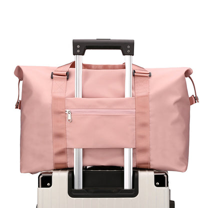 Portable casual women's bag clothing wet-dry separation fitness bag large capacity duffel bag waterproof nylon travel bag