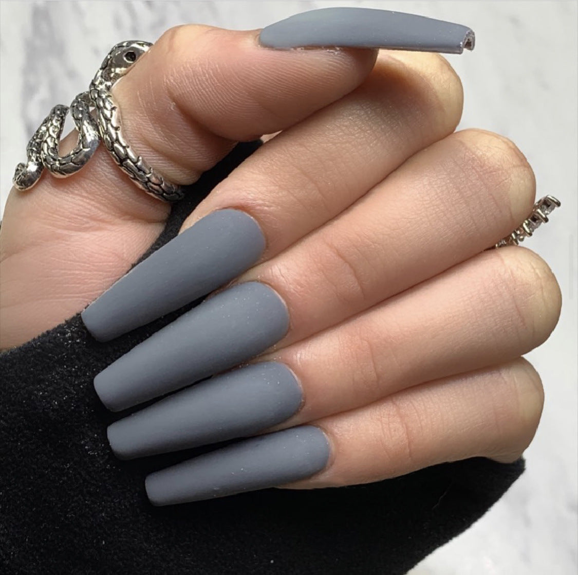 Ballet solid matte PRESS ON NAILS