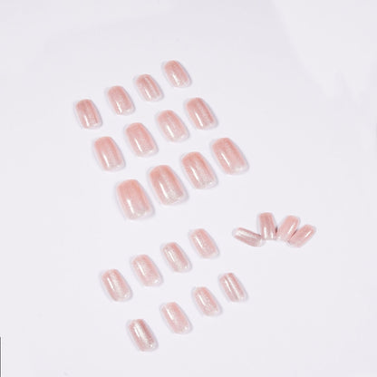 Crystal cat's eye PRESS ON NAILS