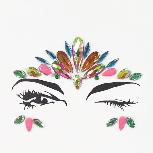 Colorful Glitter Gems Rhinestones Face Jewels