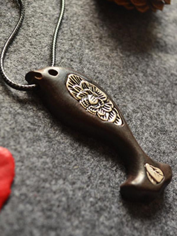 Vintage Fish Pattern Necklace