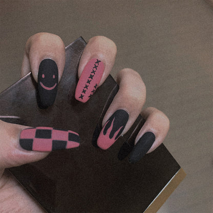 Mandarin duck flame cool PRESS ON NAILS