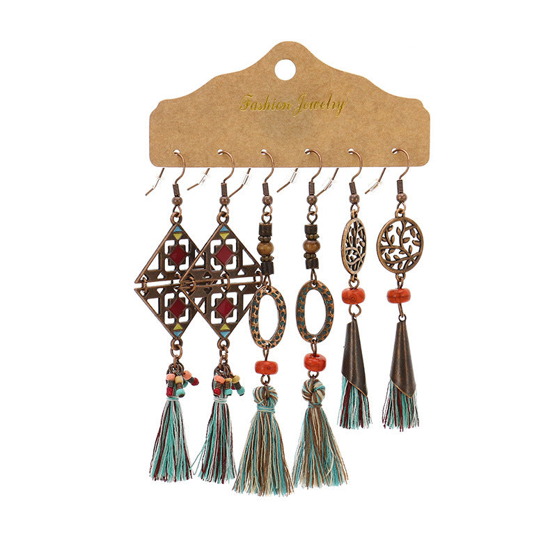 Fashion national earrings