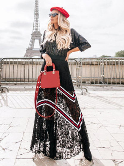 Fashion Lace Skirt Bottoms