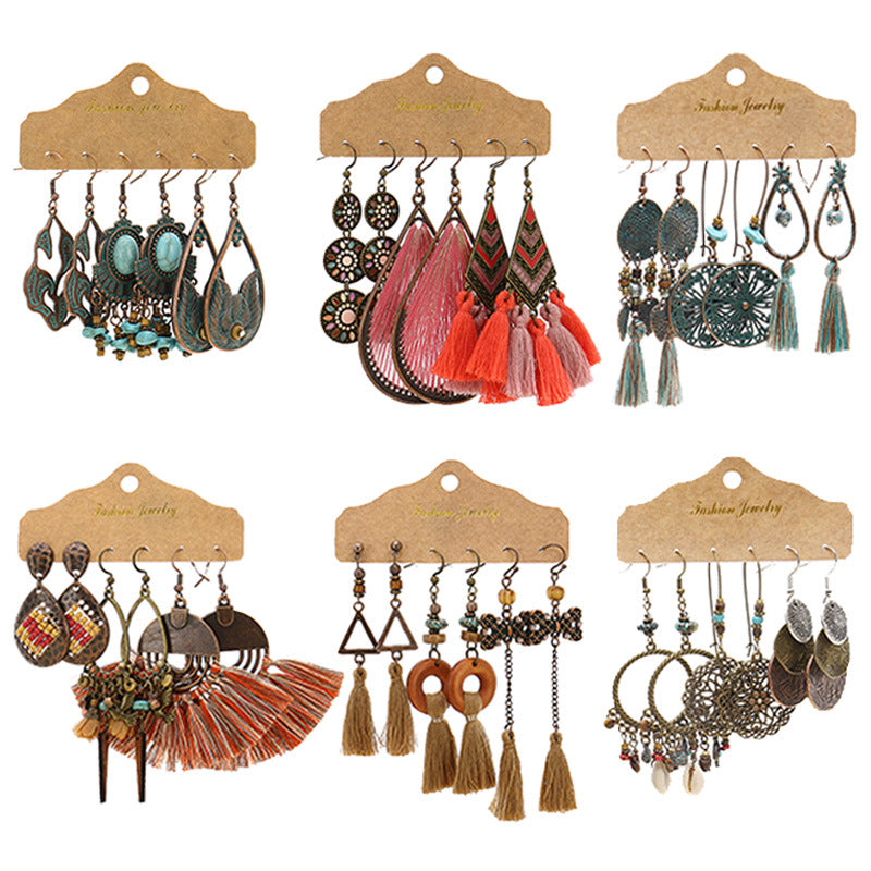 Fashion national earrings