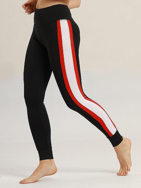Striped Fitness Yoga Leggings