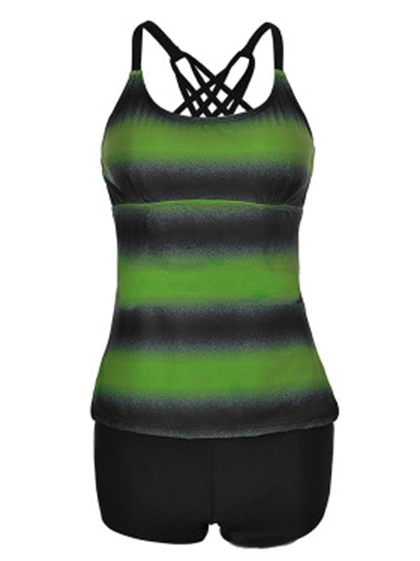 Gradient Plus Size Tankinis Swimwear