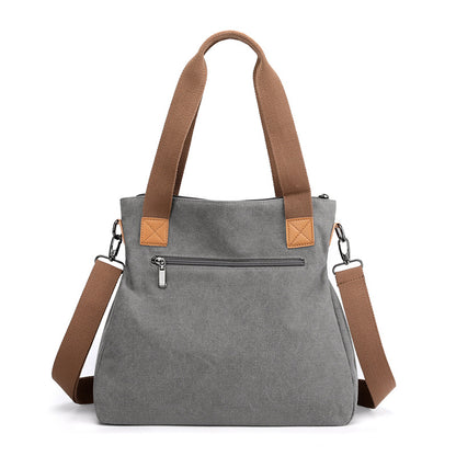 Cross bag women's 2020 new versatile portable large capacity women's BAG canvas bag women's casual shoulder bag women's bag