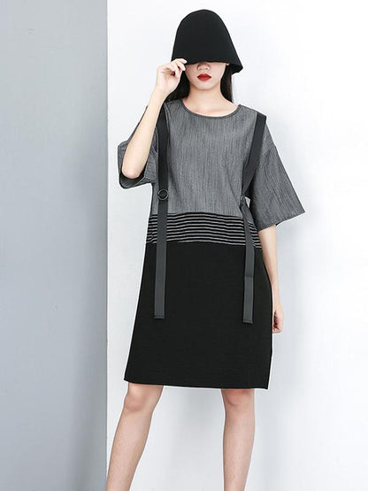 Loose False-two Split-joint Dress