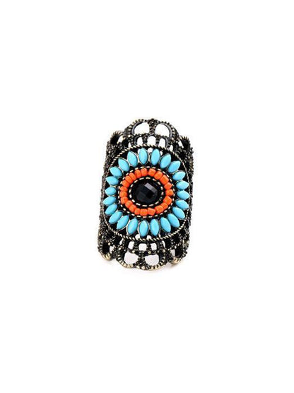 Pretty Vintage Hollow Beads Rings Accessories