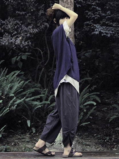 Comfortable Loose Casual Cotton Harem Pants