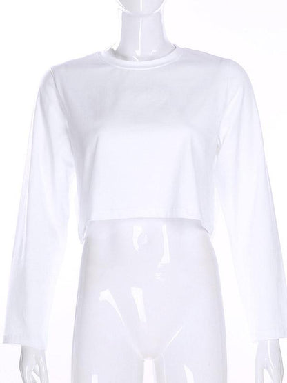 Simple Solid Loose Casual T-Shirt