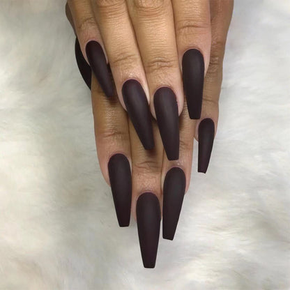 Pure color ballet PRESS ON NAILS