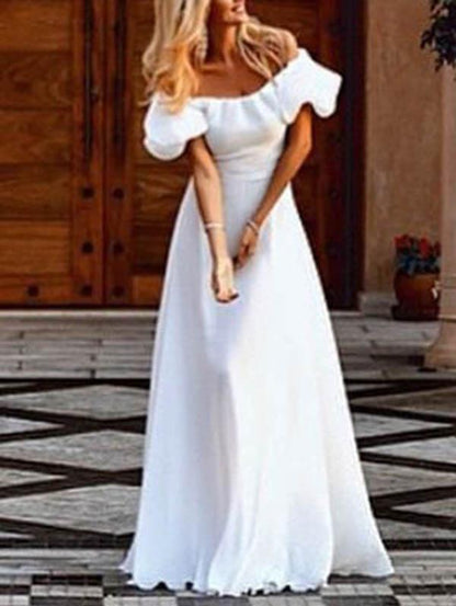 Falbala Off-the-shoulder Maxi Dress