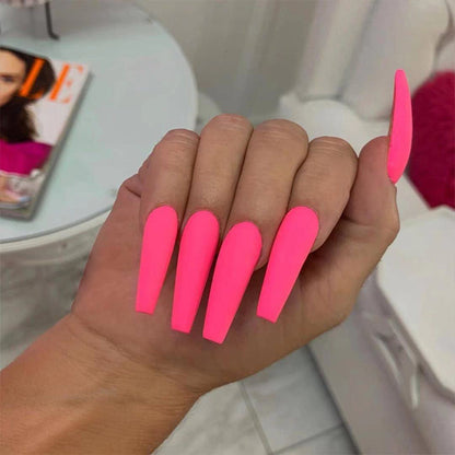 Pure color ballet PRESS ON NAILS