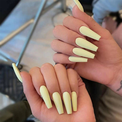 Pure color ballet PRESS ON NAILS