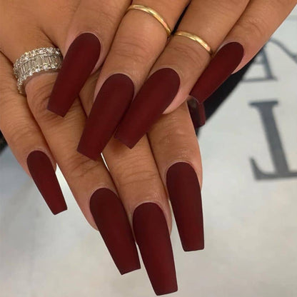 Pure color ballet PRESS ON NAILS