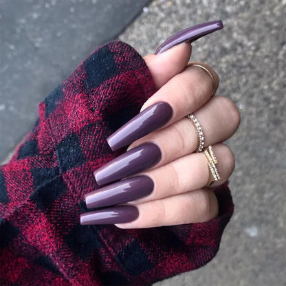 Pure color ballet PRESS ON NAILS